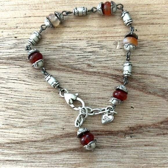 Brighton silver beaded bracelet made in Taiwan - Picture 1 of 5